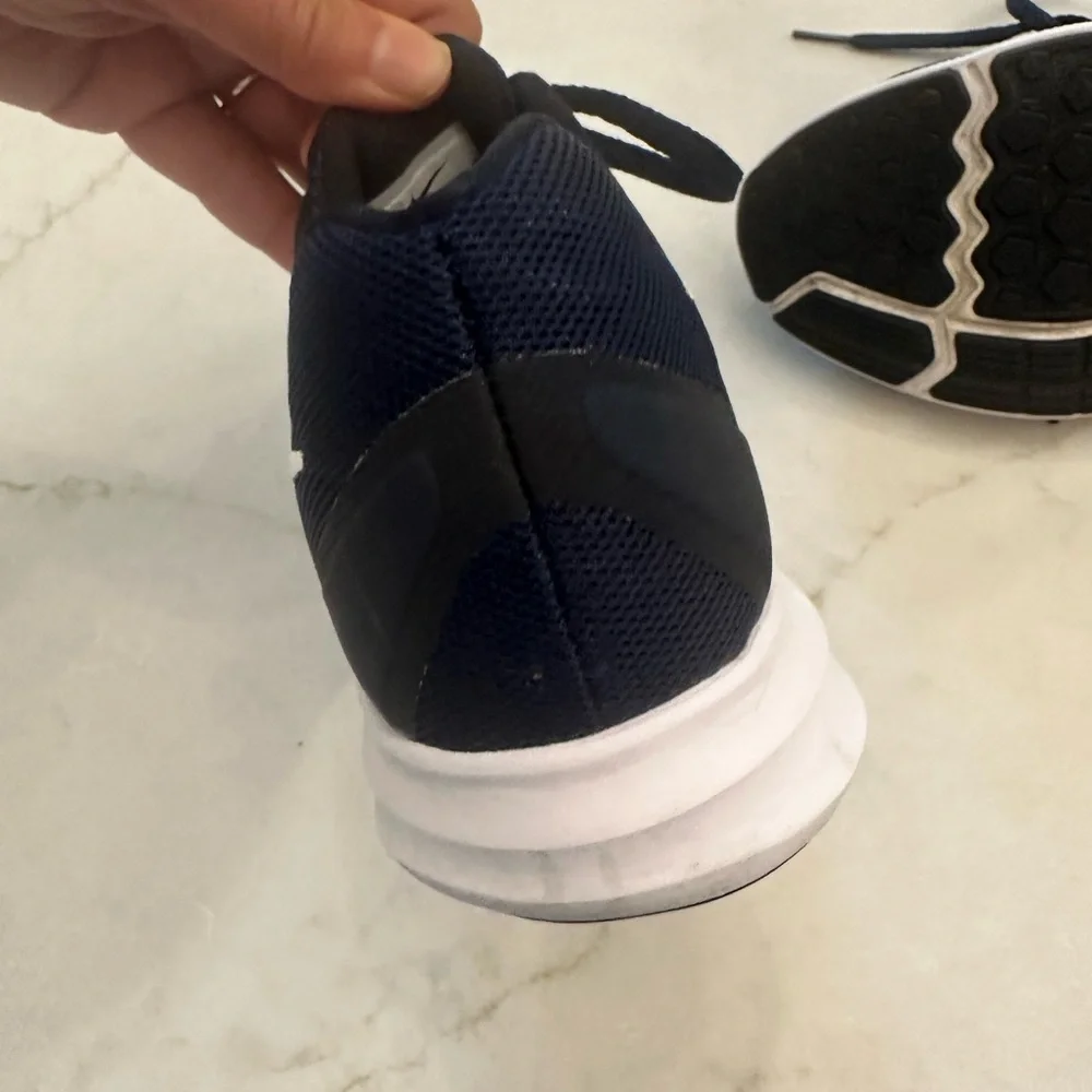 Nike Blue and White Athletic Running Shoes (Downshifter 7) - Picture 7 of 7